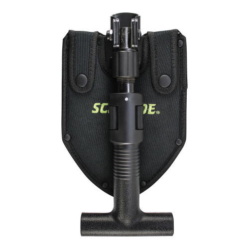 Schrade SCHSH1 Telescoping Shovel with Sheath - 1055 Carbon Steel Black Schrade SCHSH1 Telescoping Shovel with Sheath - 1055 Carbon Steel Black