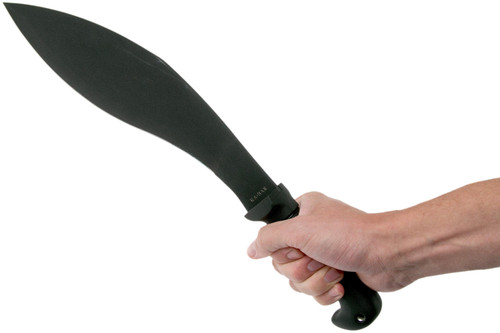 KA-BAR 1249 Kukri Machete - 11.5" 1095 Cro-Van Blade, Kraton G Handle, Leather/Cordura Sheath KA-BAR 1249 Kukri Machete - 11.5" 1095 Cro-Van Blade, Kraton G Handle, Leather/Cordura Sheath