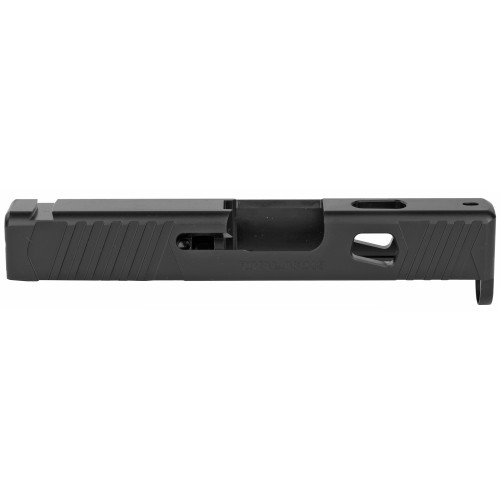 Rival Arms Match Grade Upgrade Slide For Glock 43 - Front and Rear Serrations, Satin Black QPQ Finish Rival Arms Match Grade Upgrade Slide For Glock 43 - Front and Rear Serrations, Satin Black QPQ Finish