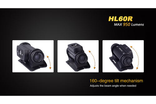 Fenix HL60R USB Rechargeable Headlamp - 5-950 Lumens Fenix HL60R USB Rechargeable Headlamp - 5-950 Lumens