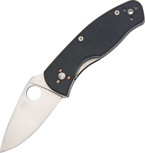 Spyderco Persistence Folding Knife - 2.77" Plain 8Cr13MoV Blade, G10 Handles Spyderco Persistence Folding Knife - 2.77" Plain 8Cr13MoV Blade, G10 Handles