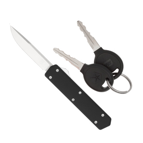 CobraTec Stealth OTF Knife - 2.30" 154CM Blade, Black 6061-T6 Aluminum Handles CobraTec Stealth OTF Knife - 2.30" 154CM Blade, Black 6061-T6 Aluminum Handles