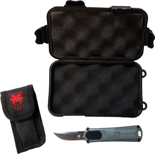 CobraTec California 952 OTF Knife - Drop Point Blade - 1.75" D2 Drop Point Blade, Aluminum Handles, California Compliant CobraTec California 952 OTF Knife - Drop Point Blade - 1.75" D2 Drop Point Blade, Aluminum Handles, California Compliant
