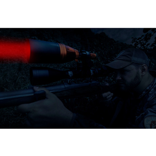 FOXPRO Gun Fire Light - White / Green / IR Filter - 3-Color Selectable Night Hunting Light
