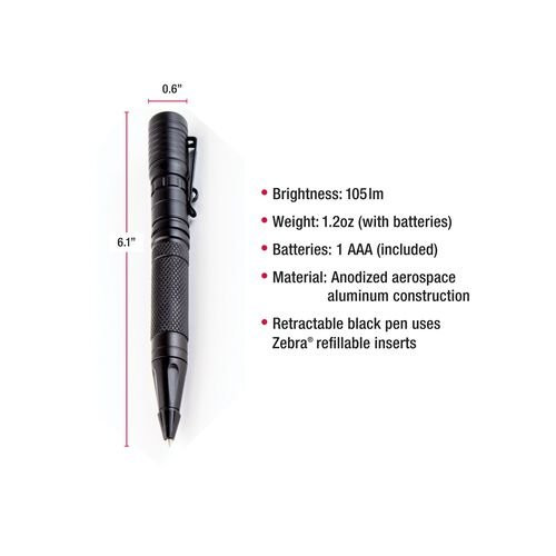 Smith & Wesson Delta Force PL-10 Pen Light - 105 Lumens, Self Defense Pen Smith & Wesson Delta Force PL-10 Pen Light - 105 Lumens, Self Defense Pen