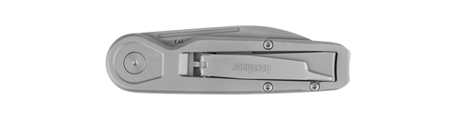 Kershaw Platform Double Detent Slipjoint Folding Knife - 2.75" Satin Sheepsfoot Blade, Black GFN and Stainless Steel Handles, Nail Clipper and File Built-In Kershaw Platform Double Detent Slipjoint Folding Knife - 2.75" Satin Sheepsfoot Blade, Black GFN and Stainless Steel Handles, Nail Clipper and File Built-In