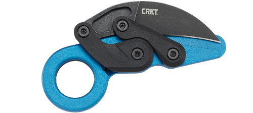 CRKT 4041G Provoke Blue Metallic Folding Karambit - 2.47" 1.4116 Black Stonewashed Plain Blade, Blue Grivory Handles CRKT 4041G Provoke Blue Metallic Folding Karambit - 2.47" 1.4116 Black Stonewashed Plain Blade, Blue Grivory Handles