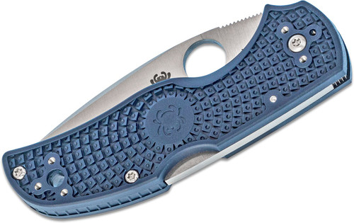 Spyderco Native 5 Dark Blue FRN Folding Knife - 3" S110V Satin Plain Blade Spyderco Native 5 Dark Blue FRN Folding Knife - 3" S110V Satin Plain Blade