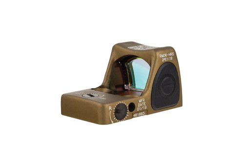 Trijicon RMR Type 2 Adjustable Micro LED Reflex Sight - Coyote Brown Cerakote Anodized Finish Trijicon RMR Type 2 Adjustable Micro LED Reflex Sight - Coyote Brown Cerakote Anodized Finish
