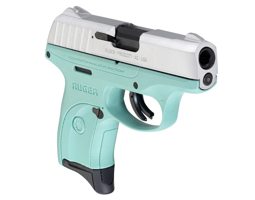 Ruger 13200 EC9s 9mm Luger 3.12" 7+1 Turquoise Aluminum Cerakote Steel Slide Turquoise Polymer Grip Ruger 13200 EC9s 9mm Luger 3.12" 7+1 Turquoise Aluminum Cerakote Steel Slide Turquoise Polymer Grip