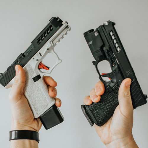 True Precision Axiom Trigger Shoe (w/o Trigger Bar) - Black with Red Safety, For Glock Gen 1-4 including 42/43/43X/48 (Does Not Fit Gen5) True Precision Axiom Trigger Shoe (w/o Trigger Bar) - Black with Red Safety, For Glock Gen 1-4 including 42/43/43X/48 (Does Not Fit Gen5)