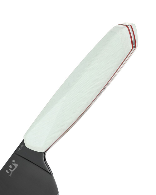 Xin Cutlery XinCore 8.5" 14C28N Sandvik Steel Chef Knife - Sculpted White G10 Handle Xin Cutlery XinCore 8.5" 14C28N Sandvik Steel Chef Knife - Sculpted White G10 Handle
