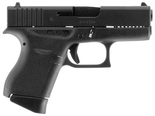 Glock G43US G43 Subcompact 9mm Luger 3.41" 6+1 Black Polymer Frame Black Steel Slide Black Polymer Grip