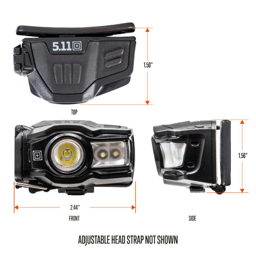 5.11 Tactical EDC Headlamp 2AAA - 183 Lumens 5.11 Tactical EDC Headlamp 2AAA - 183 Lumens