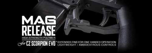 Strike Industries Mag Release for CZ EVO - Black Strike Industries Mag Release for CZ EVO - Black
