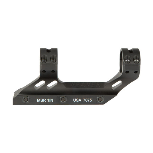 Weaver MSR Mount - 30mm, Aluminum, Fits Picatinny, Matte Finish, Black Weaver MSR Mount - 30mm, Aluminum, Fits Picatinny, Matte Finish, Black