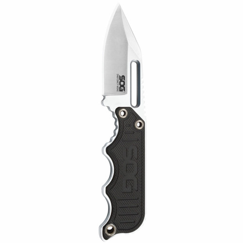 Sog Mini Instinct Neck Knife - 1.9" Satin Plain Blade, G10 Handles