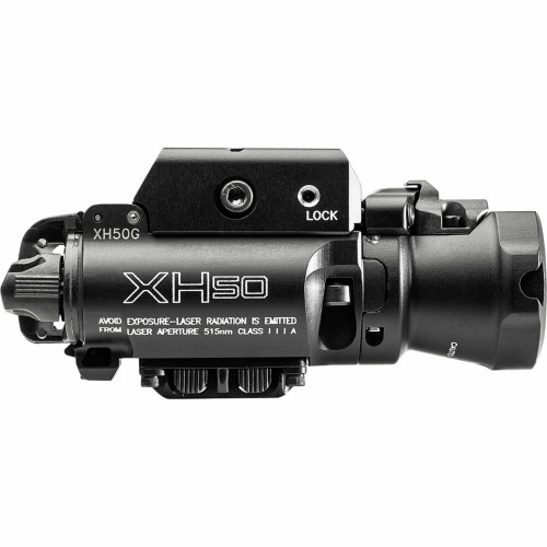 Surefire XH50 Masterfire Rapid Deployment Weaponlight - Ultra-High Green Laser WeaponLight for Use with MasterFire® Rapid Deploy Holster Surefire XH50 Masterfire Rapid Deployment Weaponlight - Ultra-High Green Laser WeaponLight for Use with MasterFire® Rapid Deploy Holster