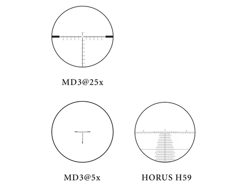 EOTECH Vudu® 5-25x50 FFP Rifle Scope - 34mm Tube, Illuminated Red MD4 MOA Reticle EOTECH Vudu® 5-25x50 FFP Rifle Scope - 34mm Tube, Illuminated Red MD4 MOA Reticle