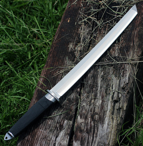 Cold Steel 35AE Magnum Tanto XII Fixed Blade - 12" VG-10 San Mai Blade, Kraton Handle, Secure-Ex Sheath Cold Steel 35AE Magnum Tanto XII Fixed Blade - 12" VG-10 San Mai Blade, Kraton Handle, Secure-Ex Sheath