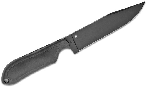 Spyderco Street Bowie Fixed Blade | 5" VG10 Black Blade, FRN Handles Spyderco Street Bowie Fixed Blade | 5" VG10 Black Blade, FRN Handles