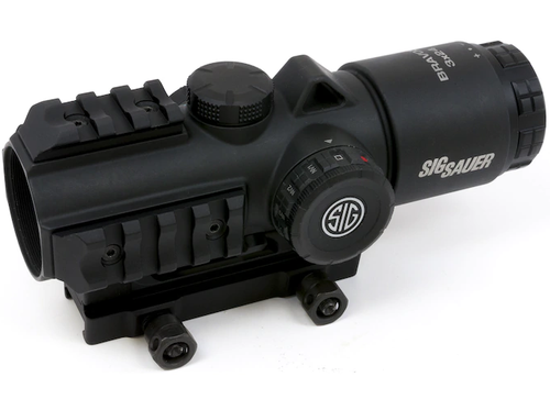 Sig Sauer BRAVO3 3x24mm Prismatic Battle Sight - 5.56/7.62 Horseshoe Dot Reticle Sig Sauer BRAVO3 3x24mm Prismatic Battle Sight - 5.56/7.62 Horseshoe Dot Reticle