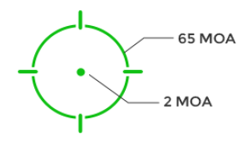 Holosun HE530G-GR Elite Green Dot - Titanium Construction, 30mm Tube, IPX8 Holosun HE530G-GR Elite Green Dot - Titanium Construction, 30mm Tube, IPX8