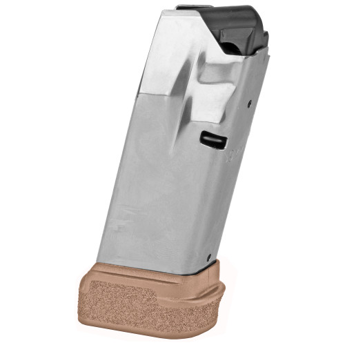 Springfield OEM Hellcat 13 Round 9MM Magazine - Fits Hellcat, Stainless with FDE Base Springfield OEM Hellcat 13 Round 9MM Magazine - Fits Hellcat, Stainless with FDE Base