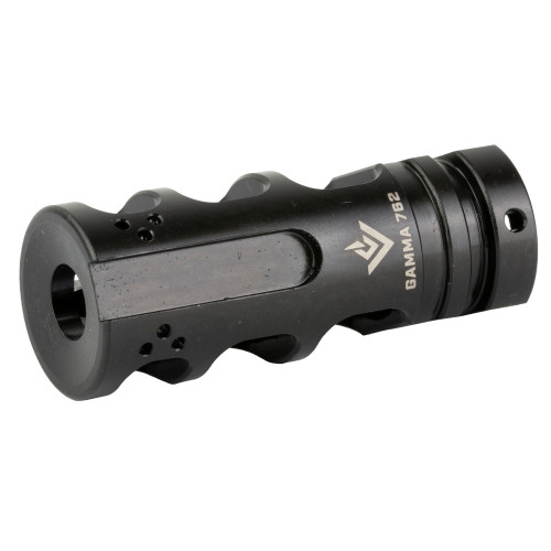 Aero Precision Gamma Muzzle Brake - 308 Winchester, 7.62MM, Black, 5/8X24, Nitride