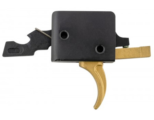 CMC Triggers Single Stage Curved Trigger - Gold CMC Triggers Single Stage Curved Trigger - Gold