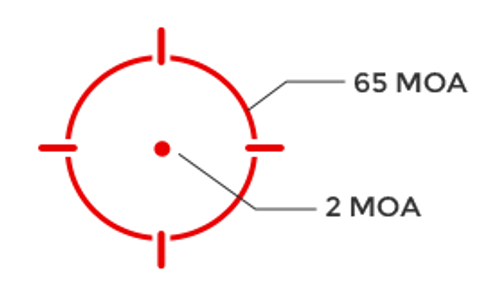 Holosun HE530C-RD Elite Red Dot - Solar Failsafe, Titanium Construction, 30mm Tube, IPX8 Holosun HE530C-RD Elite Red Dot - Solar Failsafe, Titanium Construction, 30mm Tube, IPX8