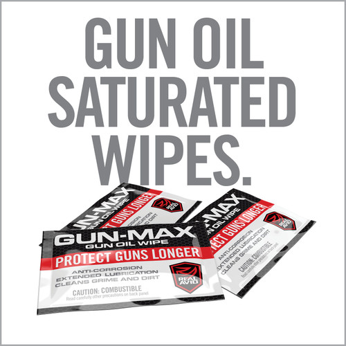 Real Avid Gun-Max Wipes - Cleaning Pads, 25 Pack, Pop Up Canister