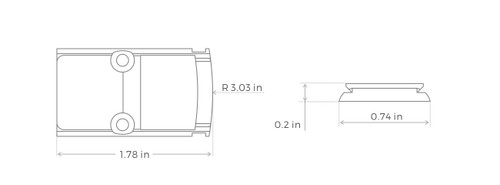 Holosun 509 Adapterplate for slides that are cut for the RMR Footprint Holosun 509 Adapterplate for slides that are cut for the RMR Footprint