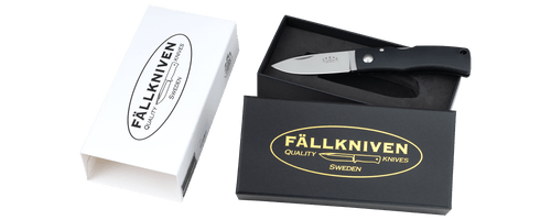 Fallkniven U2 Folding Knife - 2.5" Swedish Elmax Blade, Black Grilion Handles Fallkniven U2 Folding Knife - 2.5" Swedish Elmax Blade, Black Grilion Handles