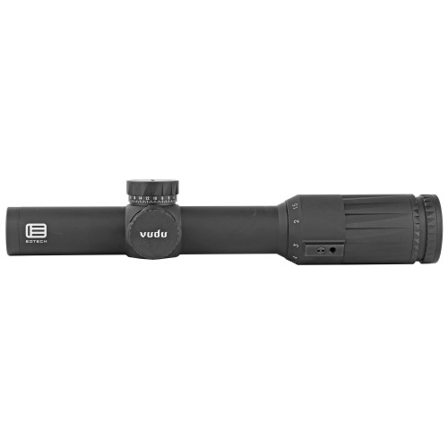 EOTech Vudu 1-6x24 FFP Rifle Scope - 30mm Tube, Illuminated BDC MOA 5.56mm Reticle EOTech Vudu 1-6x24 FFP Rifle Scope - 30mm Tube, Illuminated BDC MOA 5.56mm Reticle