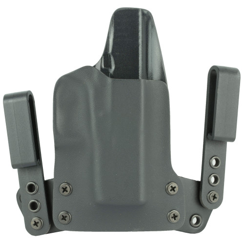 BlackPoint Tactical Mini Wing IWB Holster - Fits Glock 43, Right Hand, Black Kydex, 15 Degree Cant