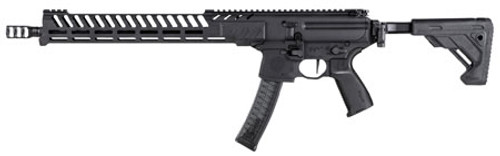 Sig Sauer RMPX16B9 MPX Competition 9mm Luger Caliber with 16" Barrel, 30+1 Capacity, Black Hard Coat Anodized Metal Finish, Black 5 Position Telescoping Folding Stock & Black Polymer Grip Right Hand Sig Sauer RMPX16B9 MPX Competition 9mm Luger Caliber with 16" Barrel, 30+1 Capacity, Black Hard Coat Anodized Metal Finish, Black 5 Position Telescoping Folding Stock & Black Polymer Grip Right Hand