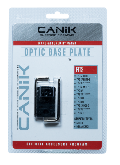 Canik Optic Base Plate For Non-optic Ready Pistols - Fits MeCanik MO1 & Shield Footprint