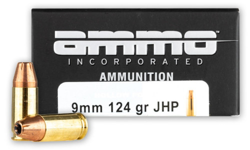 Ammo Inc Signature 9mm Luger 124 gr Jacketed Hollow Point (JHP) - 20 Rounds per Box Ammo Inc Signature 9mm Luger 124 gr Jacketed Hollow Point (JHP) - 20 Rounds per Box
