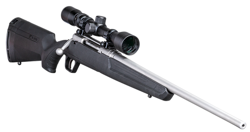 Savage Arms Axis XP Stainless - 270 Win Caliber with 4+1 Capacity, 22" Barrel, Matte Stainless Metal Finish & Matte Black Synthetic Stock Right Hand (Full Size) Includes Weaver 3-9x40mm Scope Savage Arms Axis XP Stainless - 270 Win Caliber with 4+1 Capacity, 22" Barrel, Matte Stainless Metal Finish & Matte Black Synthetic Stock Right Hand (Full Size) Includes Weaver 3-9x40mm Scope