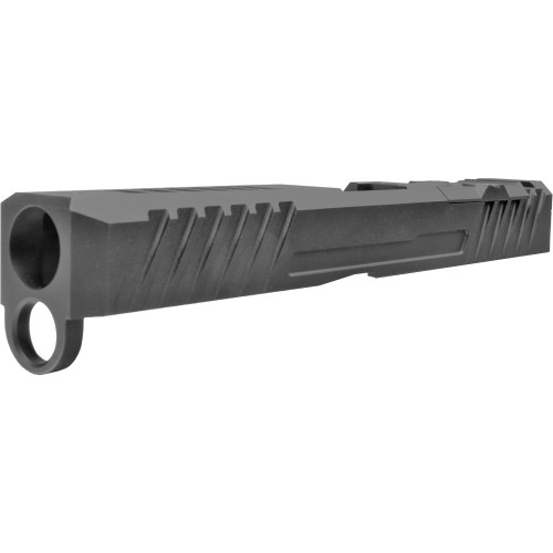 Grey Ghost Precision Stripped Slide for Glock 17 - Version 3, Gen 5, Dual Optic Cutout Compatible (RMR and DeltaPoint Pro), Black Nitride Finish Grey Ghost Precision Stripped Slide for Glock 17 - Version 3, Gen 5, Dual Optic Cutout Compatible (RMR and DeltaPoint Pro), Black Nitride Finish
