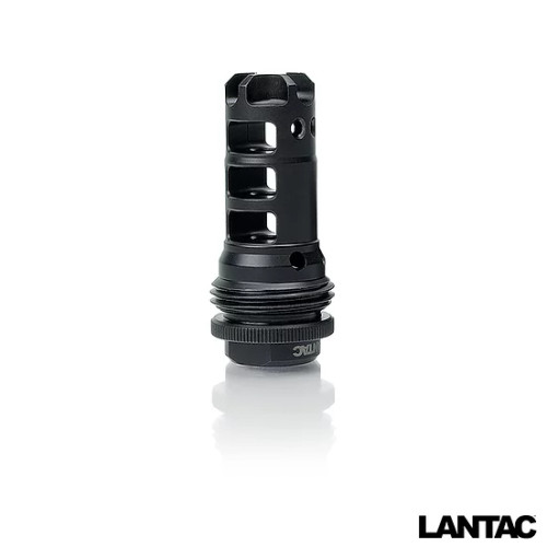 LanTac USA  Dragon Muzzle Brake - ASR Quick Mount Suppressor Adapter, 308 Winchester, Nitride, Hardened Milspec Steel, Black