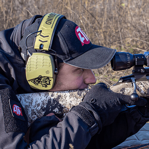 ATN X-Sound Electronic Hearing Protector Ear Muffs - BlueTooth, OD Green ATN X-Sound Electronic Hearing Protector Ear Muffs - BlueTooth, OD Green