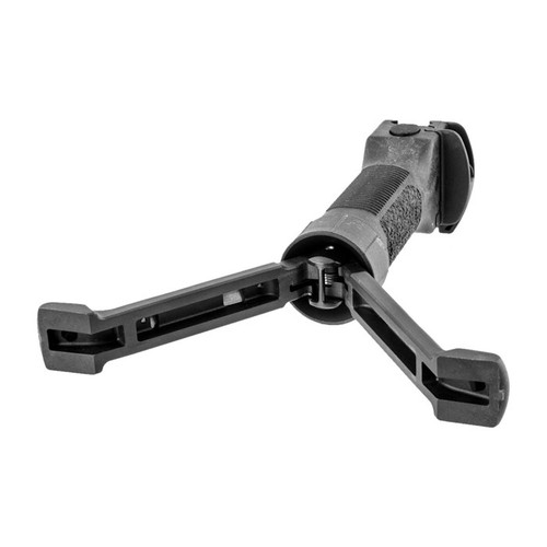 Grip Pod GPS V2 Grip Pod - Fits Picatinny, Steel Reinforced Legs, Cam Lever, Black