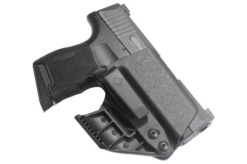 Mission First Tactical Minimalist IWB Ambidextrous Holster - Fits Sig P365/P365XL, Black Kydex, Includes 1.5" Belt Attachement Mission First Tactical Minimalist IWB Ambidextrous Holster - Fits Sig P365/P365XL, Black Kydex, Includes 1.5" Belt Attachement