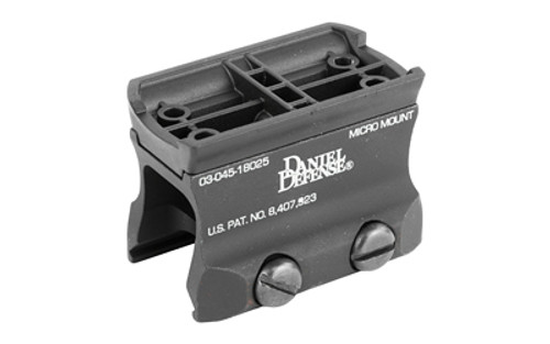 Daniel Defense Micro Aimpoint Mount (Rock & Lock) - Absolute Co-Witness or Lower 1/3rd , Fits Picatinny, Black