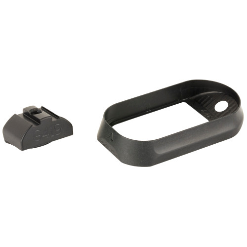Agency Arms Aluminum EDC Magwell - For Glock 19 Gen4, No Back Strap, Black Finish Agency Arms Aluminum EDC Magwell - For Glock 19 Gen4, No Back Strap, Black Finish