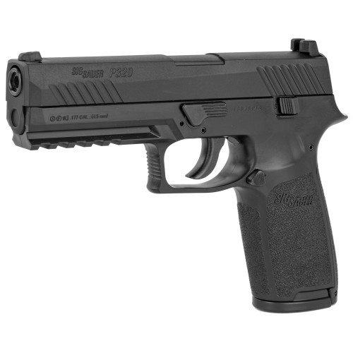SIG SAUER P320 Air Pistol Replica Black Color Scheme - .177PEL Caliber, Black, Blowback Action, 30Rd SIG SAUER P320 Air Pistol Replica Black Color Scheme - .177PEL Caliber, Black, Blowback Action, 30Rd