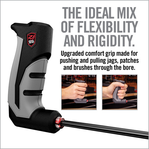 Real Avid Bore-Max Smart Rod - Carbon Fiber Cleaning Rod, Fits Pistols, 9", Comfort Grip Real Avid Bore-Max Smart Rod - Carbon Fiber Cleaning Rod, Fits Pistols, 9", Comfort Grip