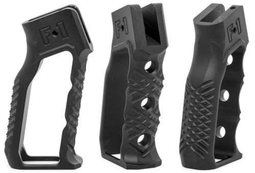F-1 Firearms GRP Skeletonized Grip - Style 1 - Fits AR Rifles, Anodized Finish, Black F-1 Firearms GRP Skeletonized Grip - Style 1 - Fits AR Rifles, Anodized Finish, Black